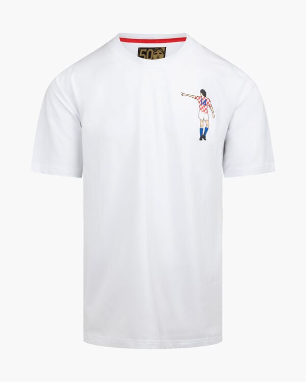 cruyff Dos Rayas Graphic Tee - Croatia code: CA242161-153