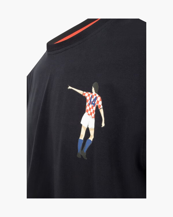 Cruyff Dos Rayas Graphic Tee - Croatia Code: CA242161-673