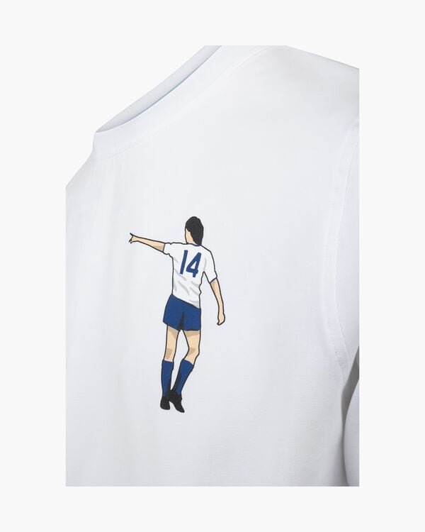 Cruyff Dos Rayas Graphic Tee - England Code: CA242161-100