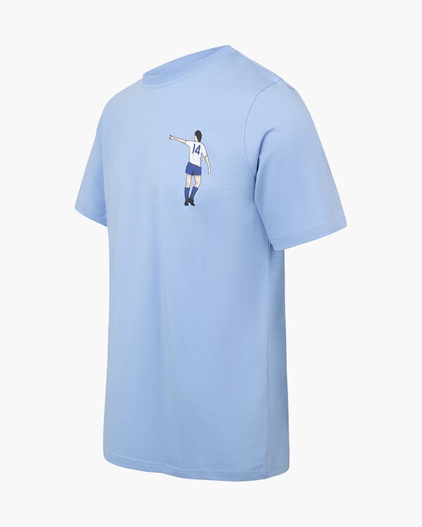 Cruyff Dos Rayas Graphic Tee - England Code: CA242161-608