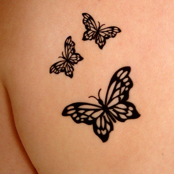 curasano 3D Tattoos - Butterfly