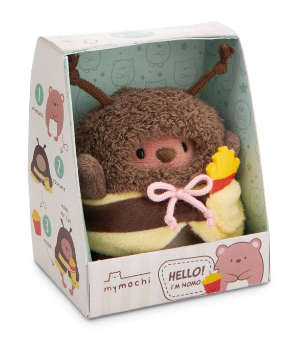 Mymochi Beer Nomo Knuffeltje Met Frietjes En Bijenpak - 8 Cm