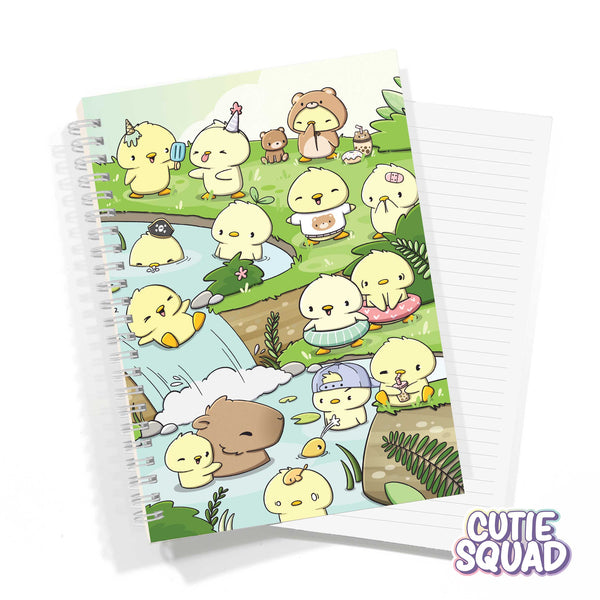 CutieSquad A5 Notebook - Poolparty