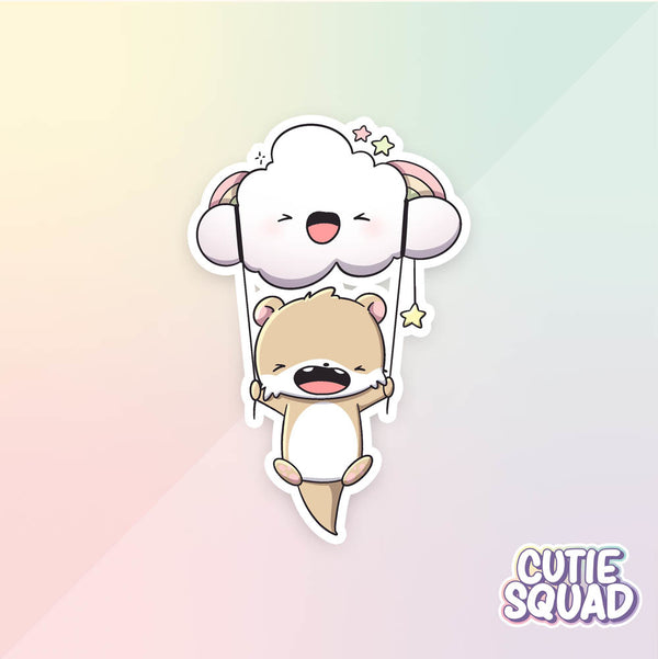 CutieSquad Stickerset - Cloudy Otters