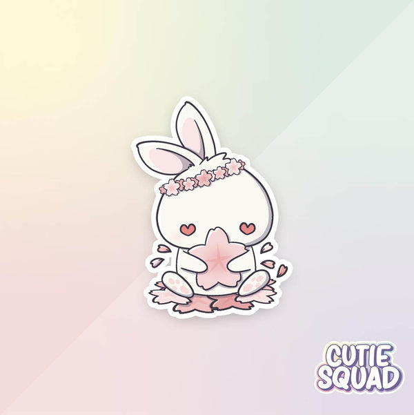 CutieSquad Stickerset - Sakura Bunnies