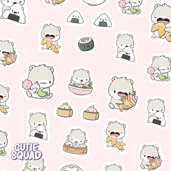 CutieSquad Stickervel - Asian Foodies II