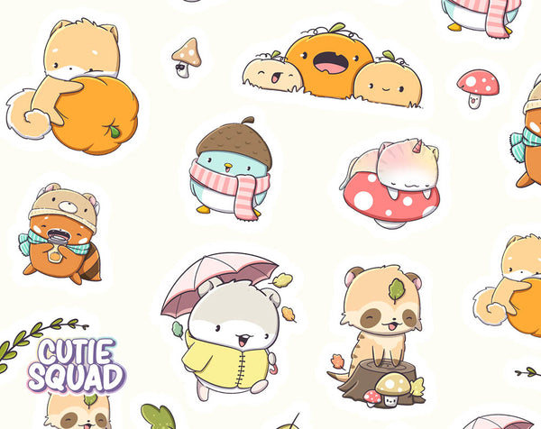 CutieSquad Stickervel - Cozy Forest
