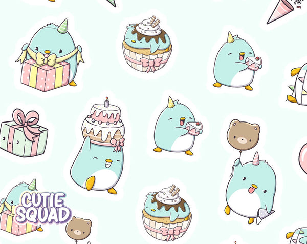 CutieSquad Stickervel - Ray's Birthday