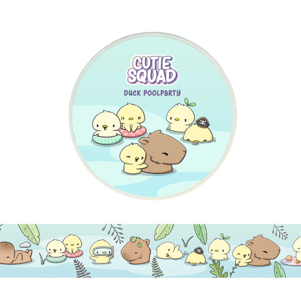 CutieSquad Washi tape - Duck Poolparty