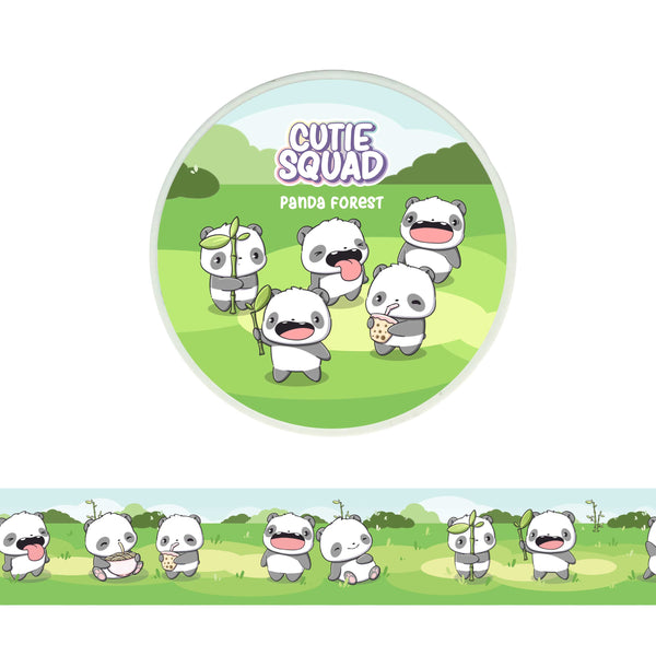 CutieSquad Washi tape - Panda Forest