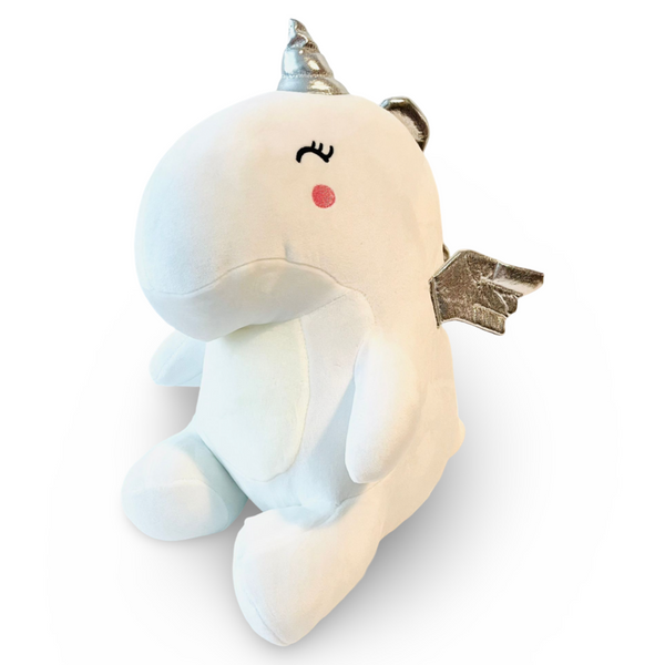 Kenji Angel Dino Knuffel - 30 Cm - Wit