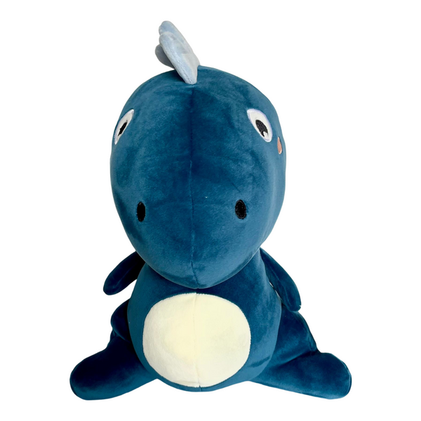 Kenji Draak Dino Knuffel - 35 Cm - Blauw