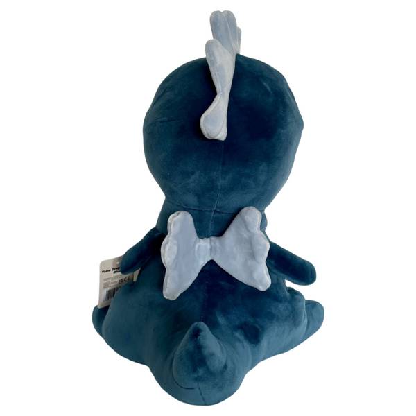 Kenji Draak Dino Knuffel - 35 Cm - Blauw