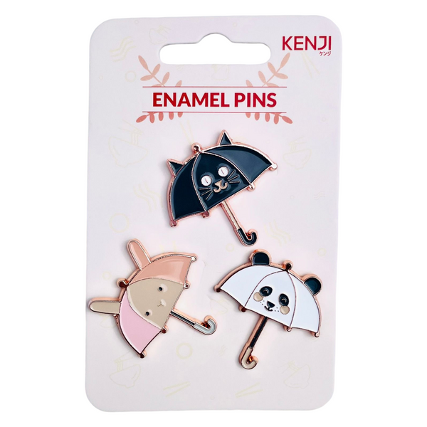 Kenji Driedelige Set Pins - Paraplu Brolly