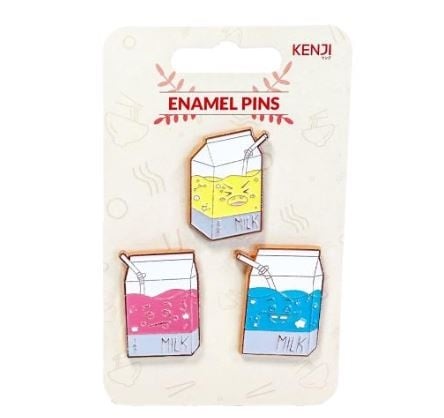 Kenji Driedelige set pins - Space Milk