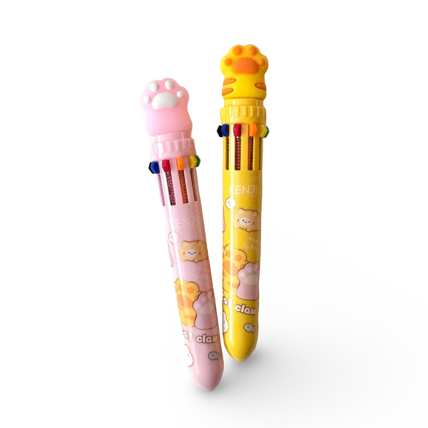 Kenji Meerkleuren pen - Kattenpootje