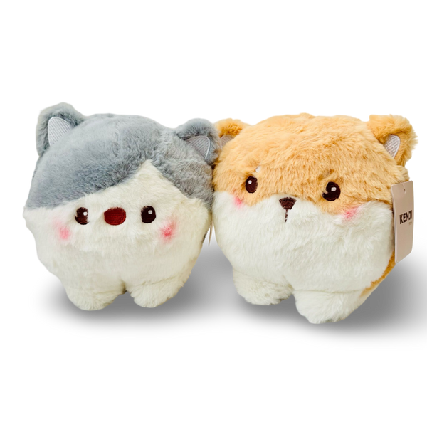 Kenji Plushie Ball Cat 16 cm - Diverse