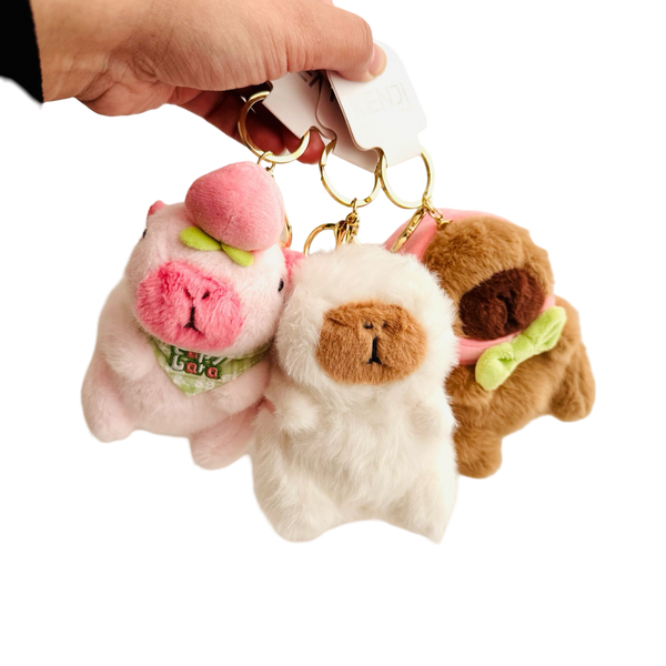 Kenji Sleutelhanger Fluffy Capybara - Diverse