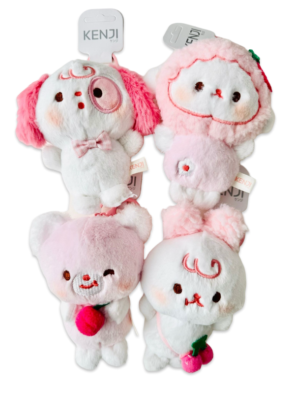 Kenji Sleutelhanger - Fluffy Pink Lover