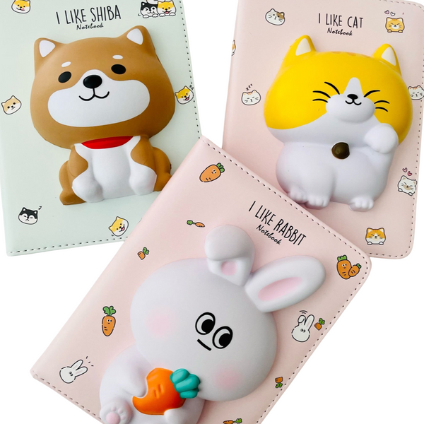 Kenji Squishy Notebook A5 - Shiba