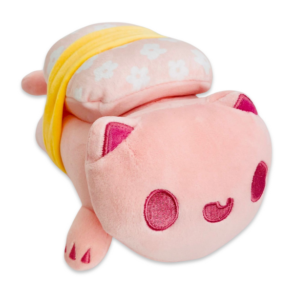 Kenji Sushi Sakura Cat small knuffel - 20 cm