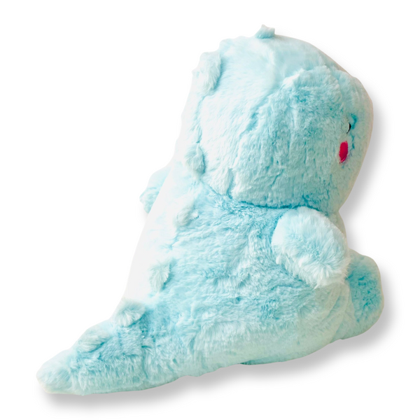 Kenji Yabu Fluffy Dino Blue Knuffel - 27 Cm