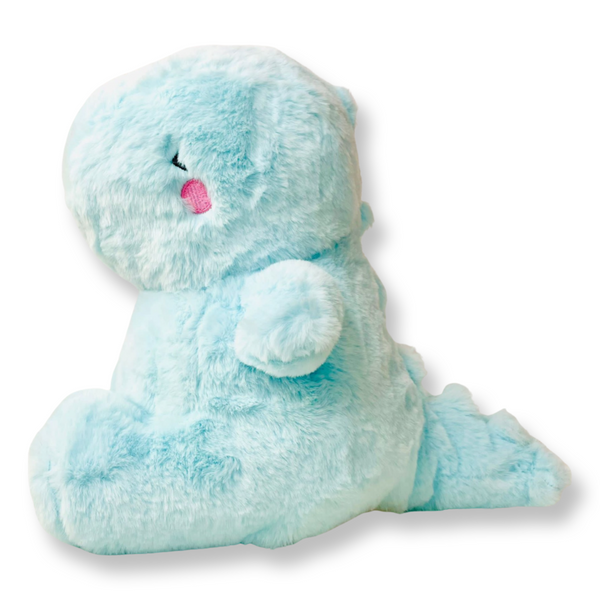 Kenji Yabu Fluffy Dino Blue Knuffel - 27 Cm