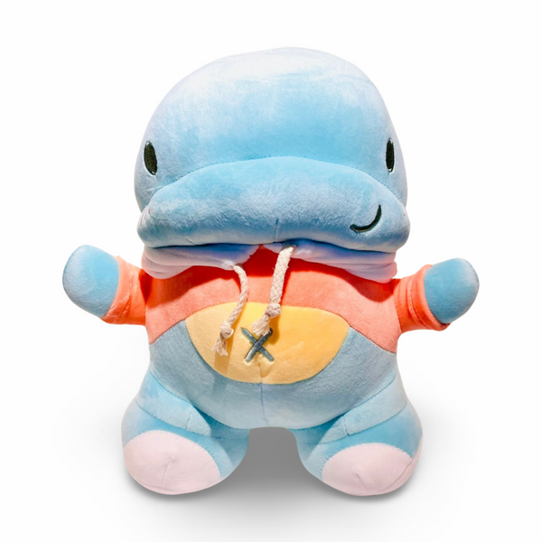 Kenji Yabu Rex Knuffel Blauw - 30 Cm