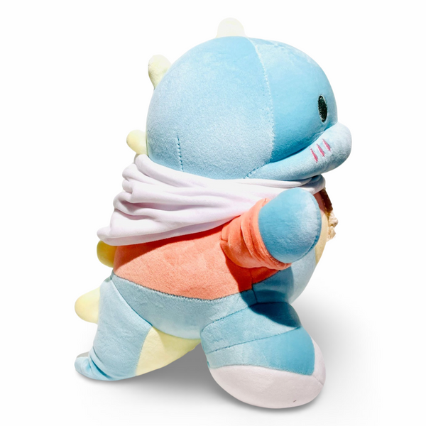 Kenji Yabu Rex Knuffel Blauw - 30 Cm