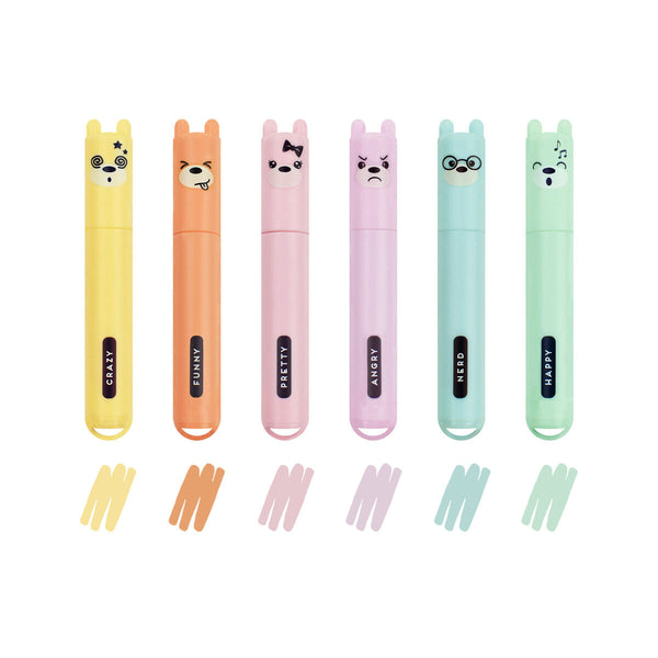 Legami Set Mini Highlighters - Teddy's Style
