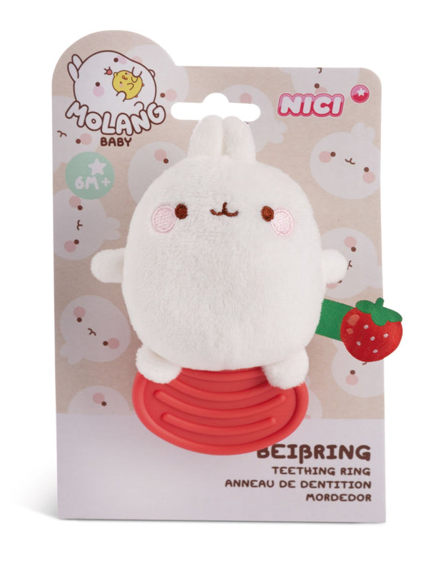 Molang Molang Baby Knuffeltje Met Bijtring - 12 Cm