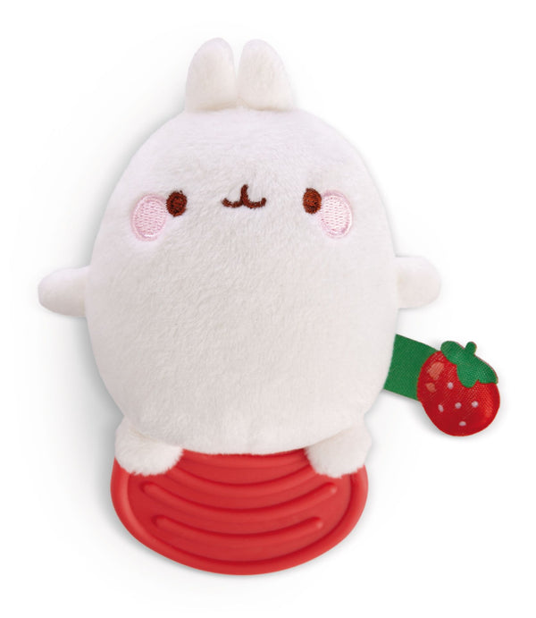 Molang Molang baby knuffeltje met bijtring - 12 cm