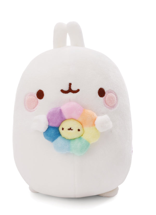 Molang Molang Knuffel Met Bloem - 48 Cm