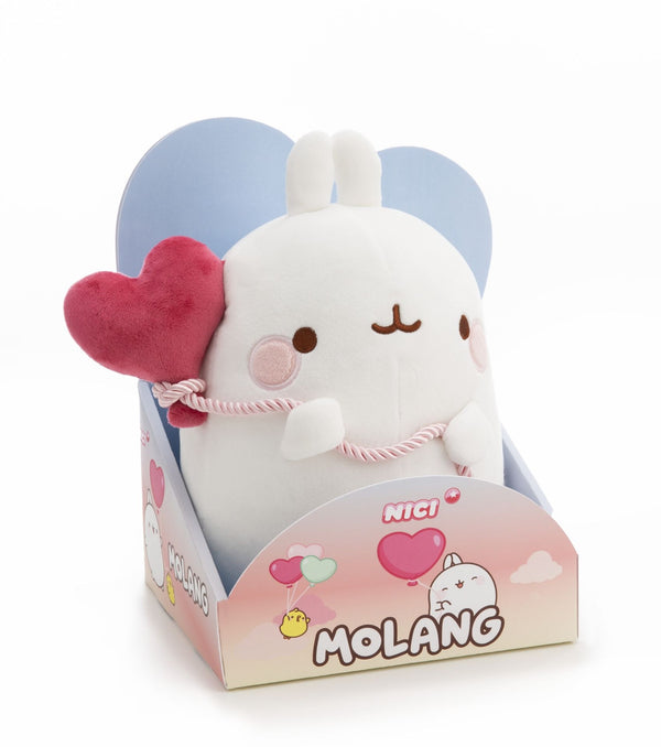 Molang Molang Knuffel Met Hartjesballon - 24 Cm
