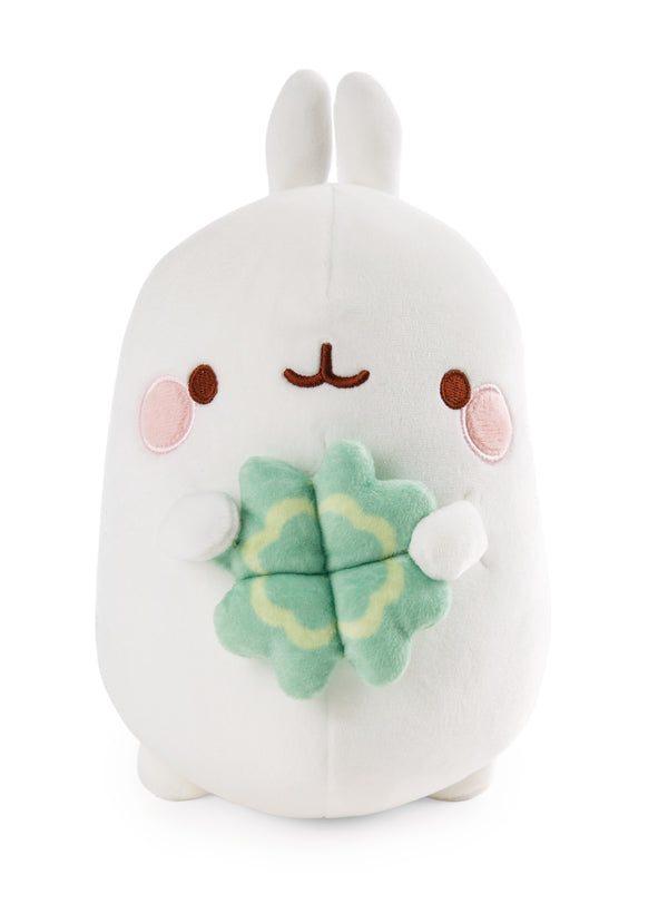Molang Molang Knuffel Met Klaver - 16 Cm