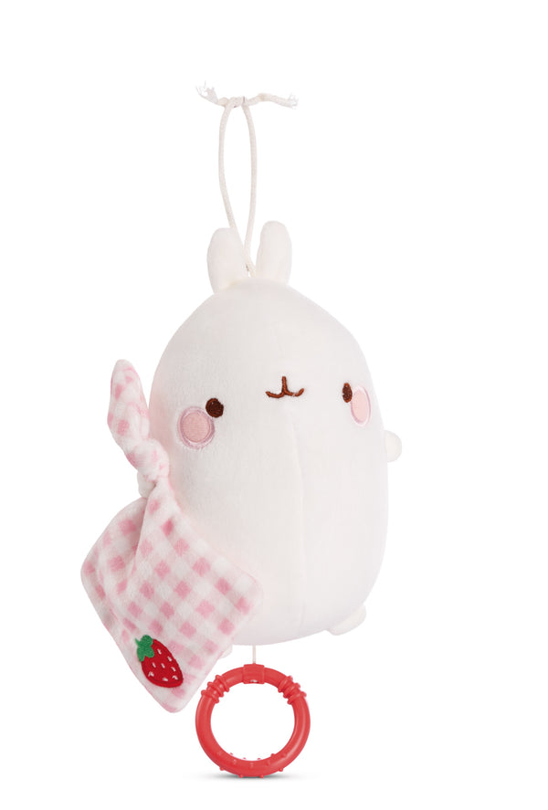 Molang Molang knuffel met muziekje - 15 cm