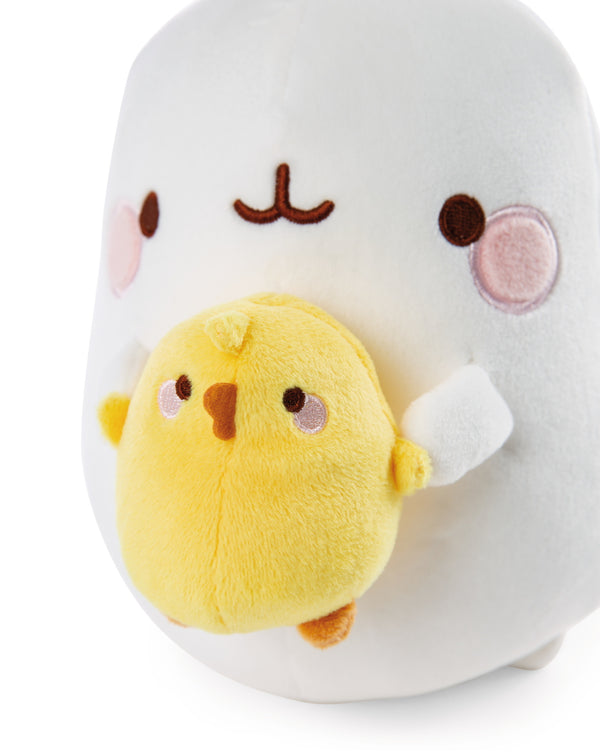 Molang Molang Met Piu Piu Knuffel - 24 Cm
