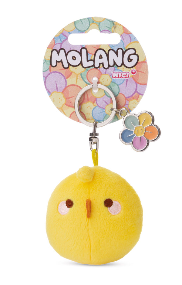 Molang Piu Piu Sleutelhanger Met Bloem - 6 Cm