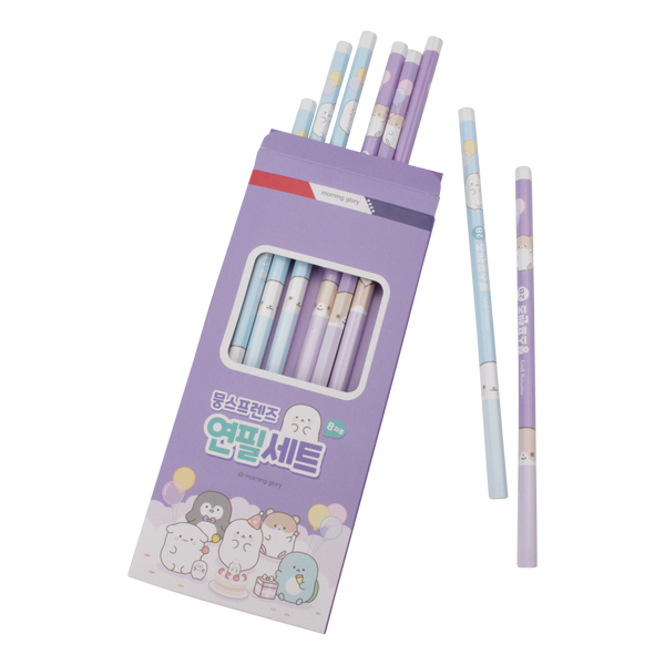 Moongs Moongs Friends 2B-potlodenset (8) - diverse