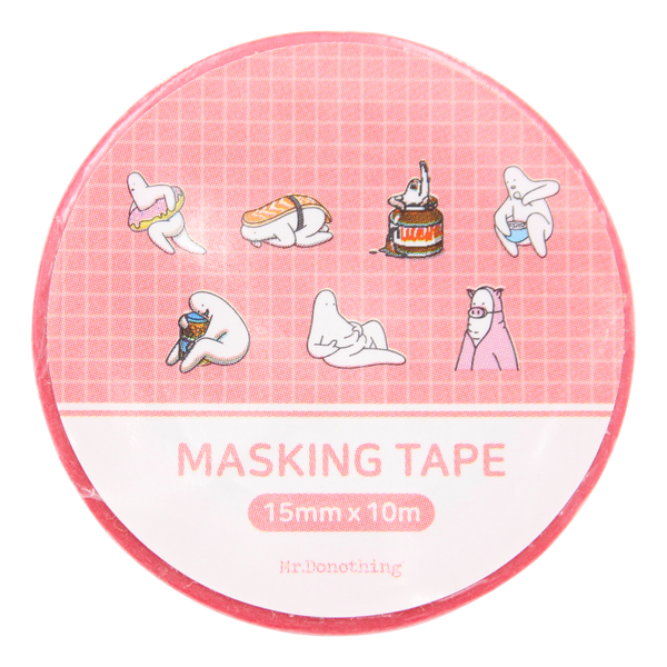 Mr.Donothing Mr.Donothing Masking / Washi Tape - Roze