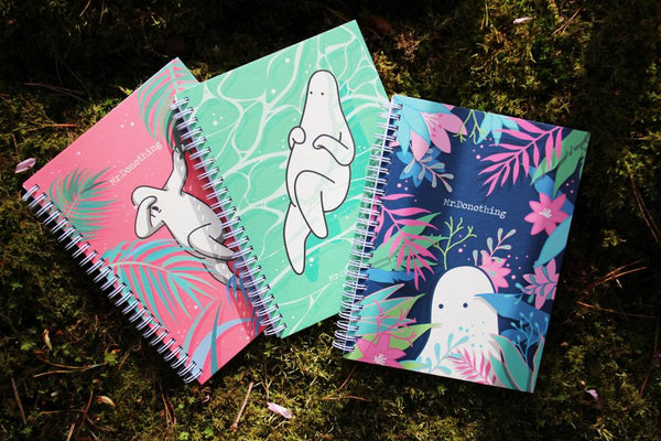 Mr.Donothing Spring Notebook Red