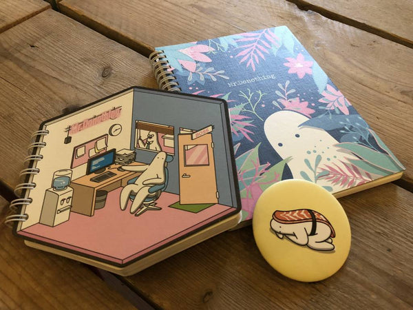 Mr.Donothing Spring Notebook Red