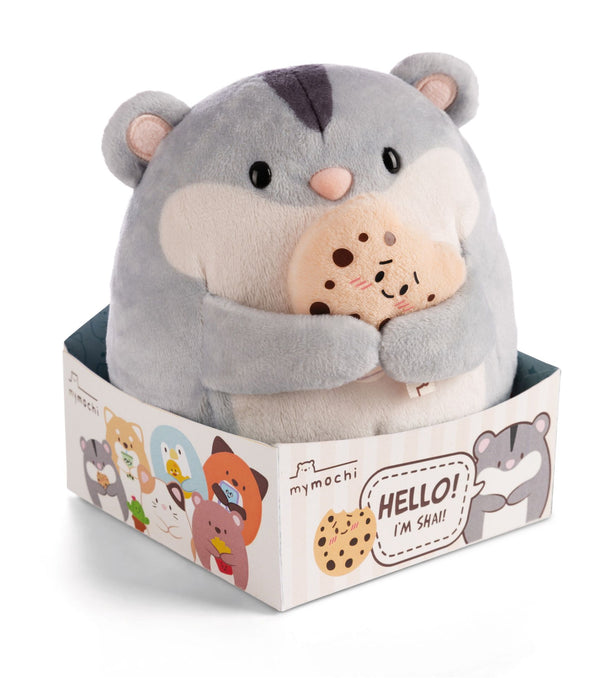 Mymochi Knuffel Hamster Shai Met Koekje - 16 Cm