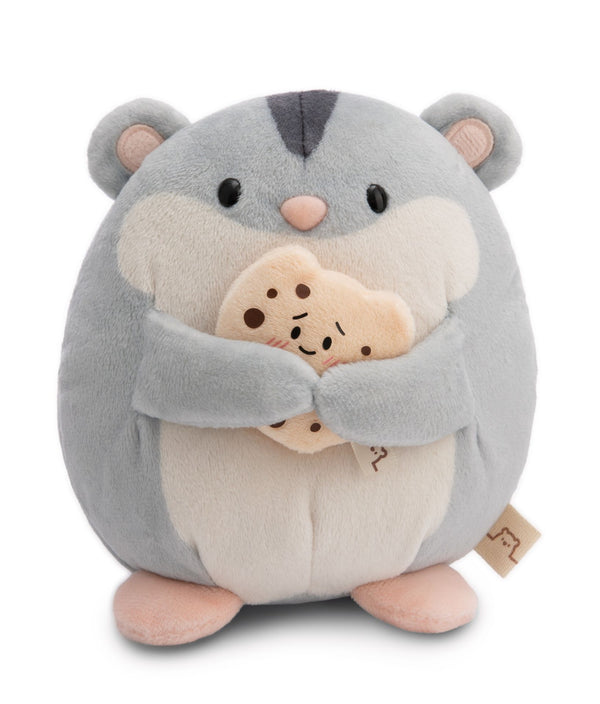 Mymochi Knuffel hamster Shai met koekje - 16 cm