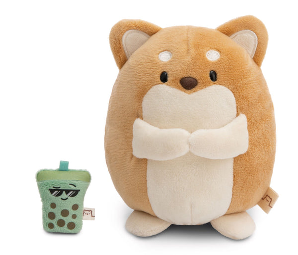 Mymochi Knuffel Hond Hiro Met Bubble Tea - 16 Cm
