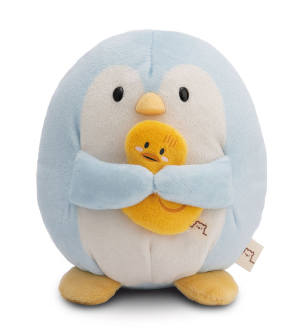 Mymochi Knuffel pinguin Waddle met kuikentje - 16 cm
