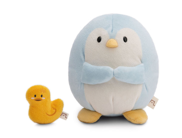 Mymochi Knuffel Pinguin Waddle Met Kuikentje - 27 Cm