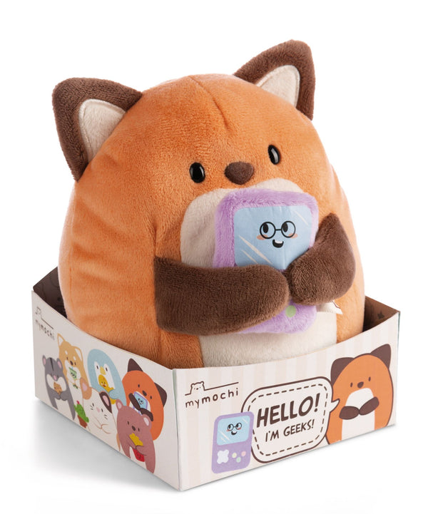 Mymochi Knuffel Vos Geeks Met Videogame - 16 Cm