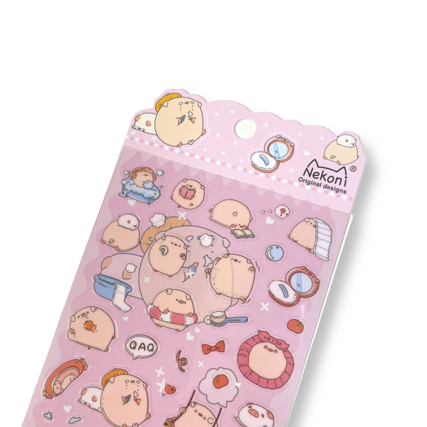 Nekoni Piggies Stickers