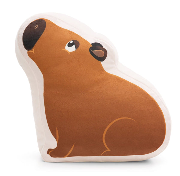 Nici Happybara capybara kussen - 34 x 30 x 13 cm
